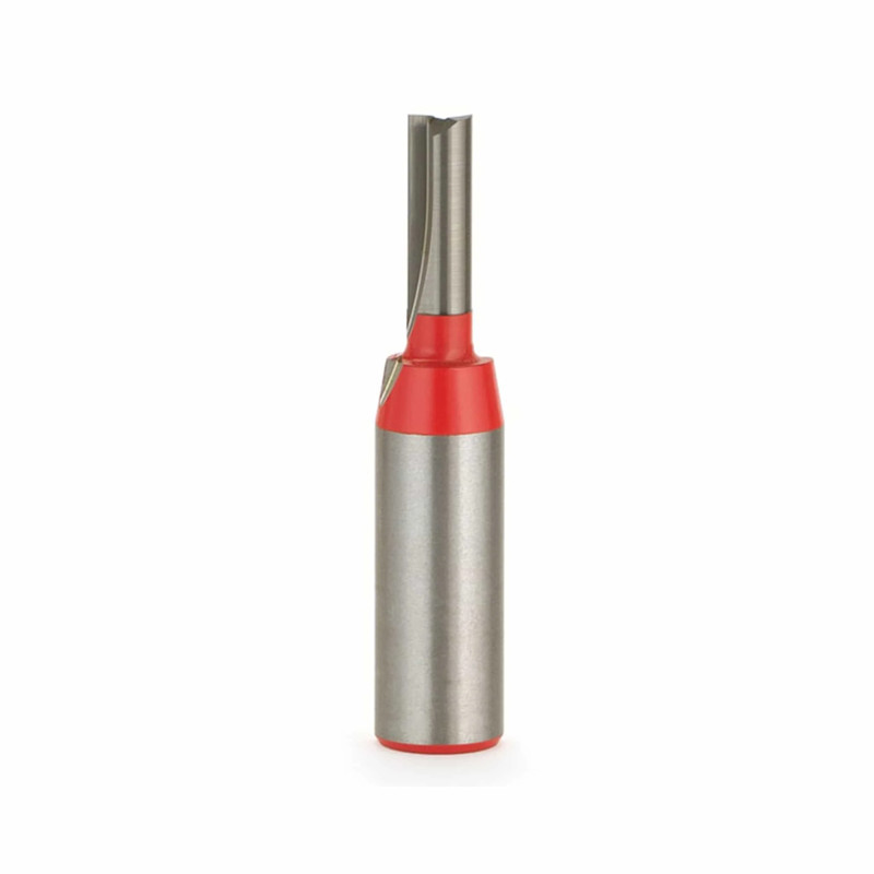 Straight Router Bit - 1/4" SH - Flutes:Double Flute - Diameter:3/8" - Cutting Length:1"